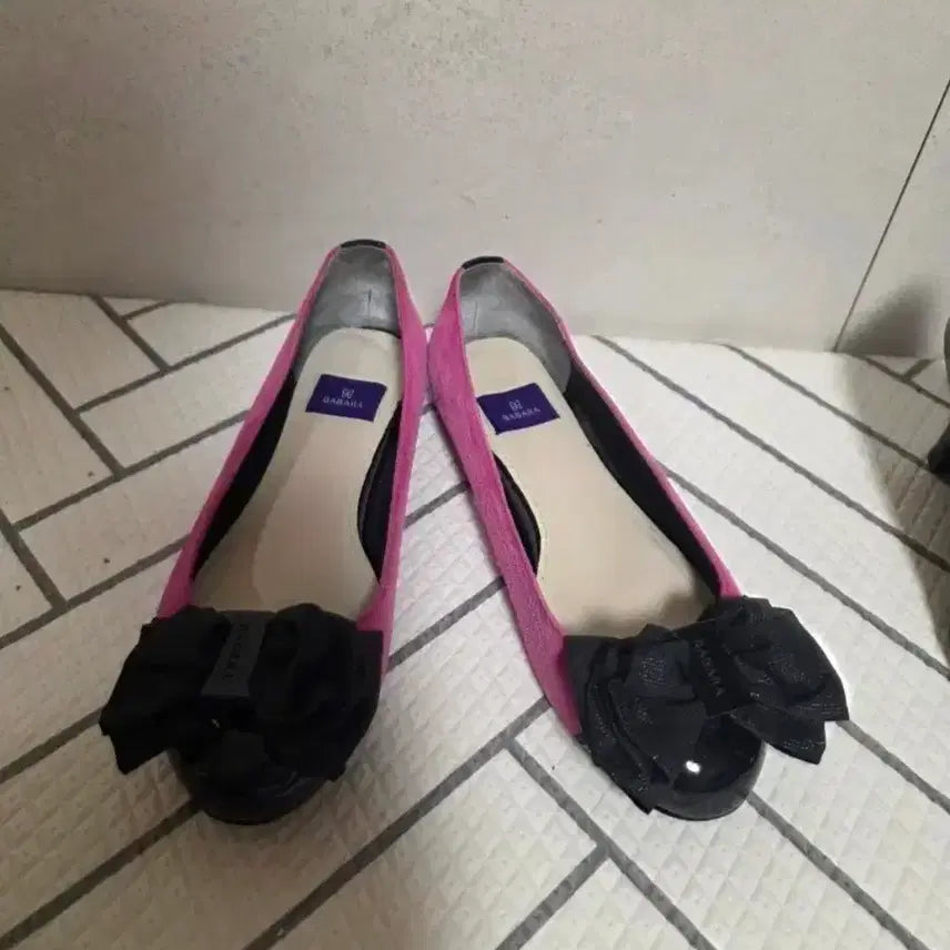 [BUNJANG] Barbara Ribbon Flat Shoes - Pink, Women&