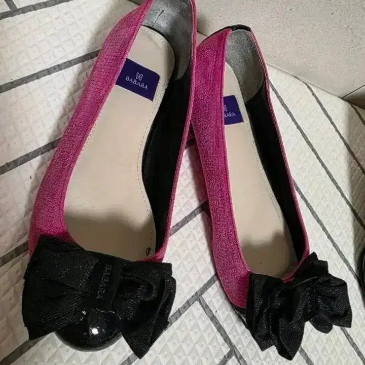 [BUNJANG] Barbara Ribbon Flat Shoes - Pink, Women&