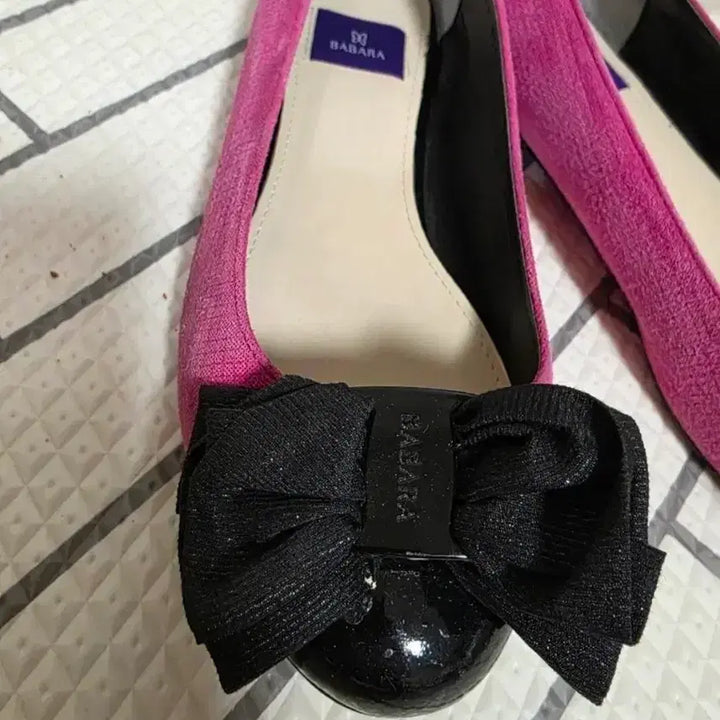 [BUNJANG] Barbara Ribbon Flat Shoes - Pink, Women&