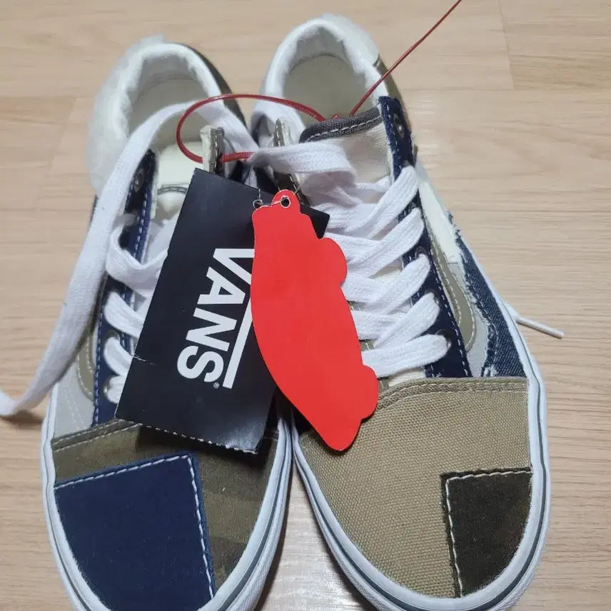 [BUNJANG] Vans Old Skool Patchwork Sneakers / 반스 올드스쿨 패치워크 230mm 새상품
