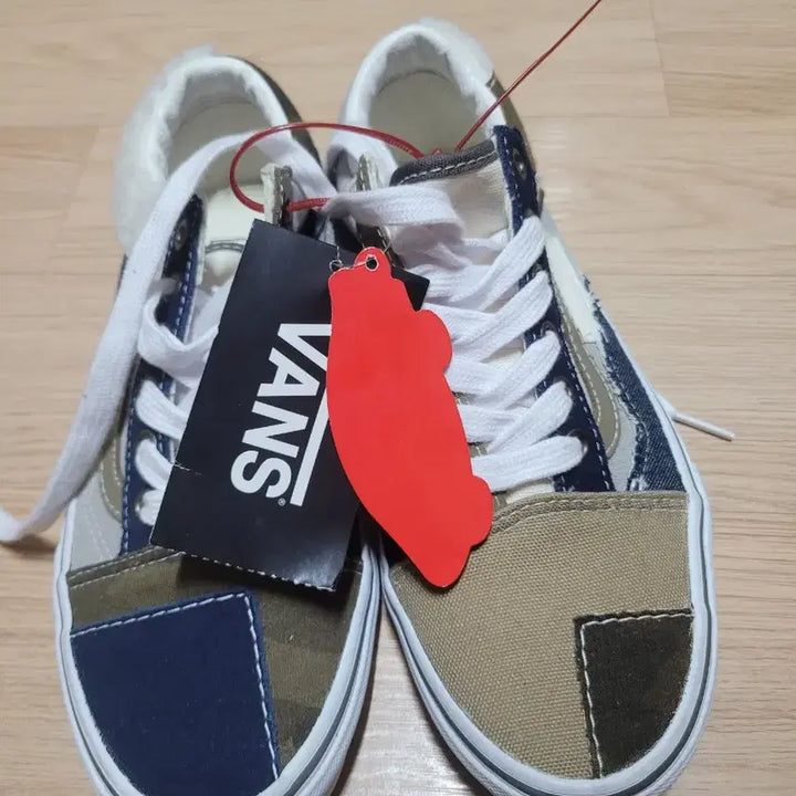 [BUNJANG] Vans Old Skool Patchwork Sneakers / 반스 올드스쿨 패치워크 230mm 새상품