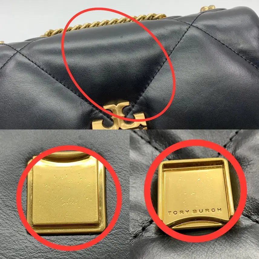 [BUNJANG] Tory Burch Kira Diamond Convertible Shoulder Bag Small Black / 267000731 토리버치 키라 다이아몬드 컨버터블 숄더백 스몰 블랙
