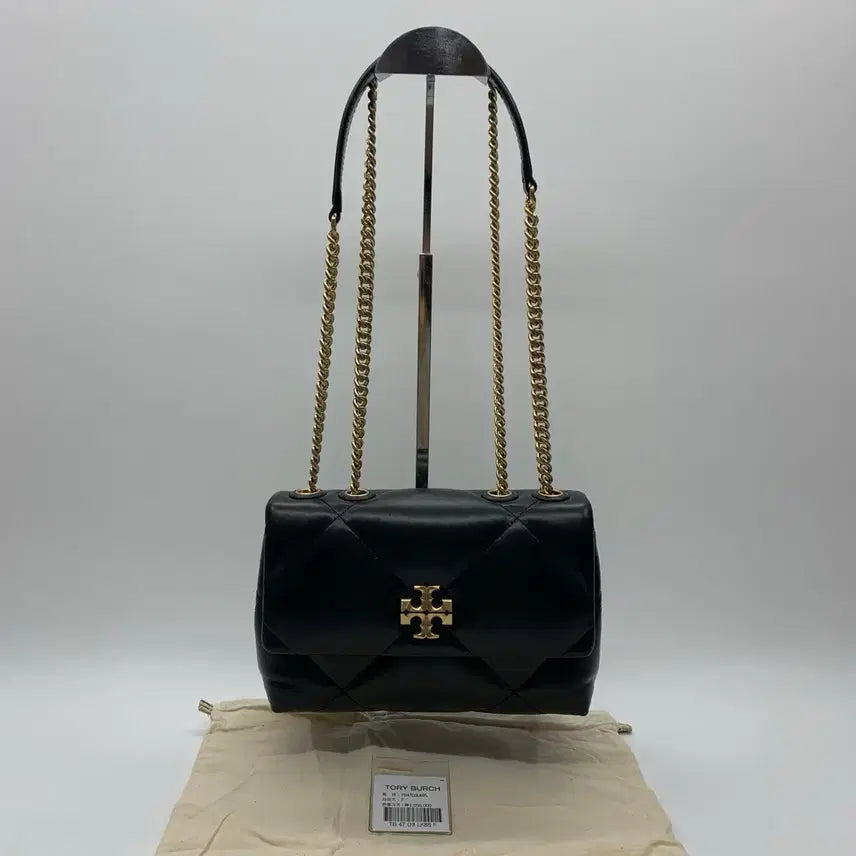 [BUNJANG] Tory Burch Kira Diamond Convertible Shoulder Bag Small Black / 267000731 토리버치 키라 다이아몬드 컨버터블 숄더백 스몰 블랙