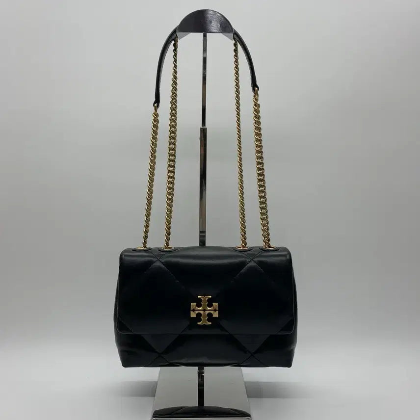 [BUNJANG] Tory Burch Kira Diamond Convertible Shoulder Bag Small Black / 267000731 토리버치 키라 다이아몬드 컨버터블 숄더백 스몰 블랙