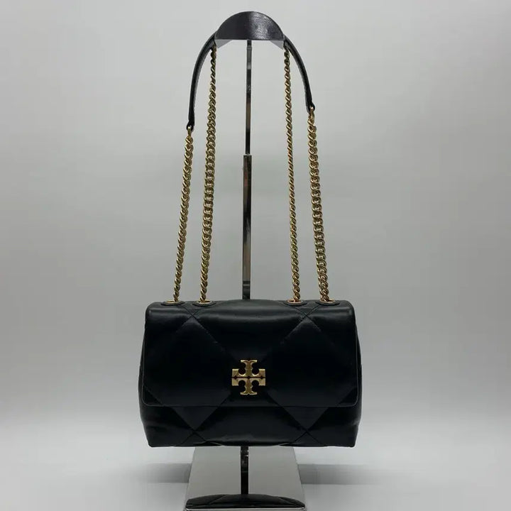 [BUNJANG] Tory Burch Kira Diamond Convertible Shoulder Bag Small Black / 267000731 토리버치 키라 다이아몬드 컨버터블 숄더백 스몰 블랙