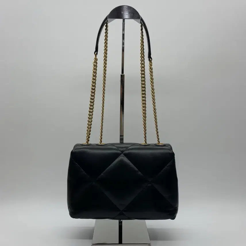 [BUNJANG] Tory Burch Kira Diamond Convertible Shoulder Bag Small Black / 267000731 토리버치 키라 다이아몬드 컨버터블 숄더백 스몰 블랙