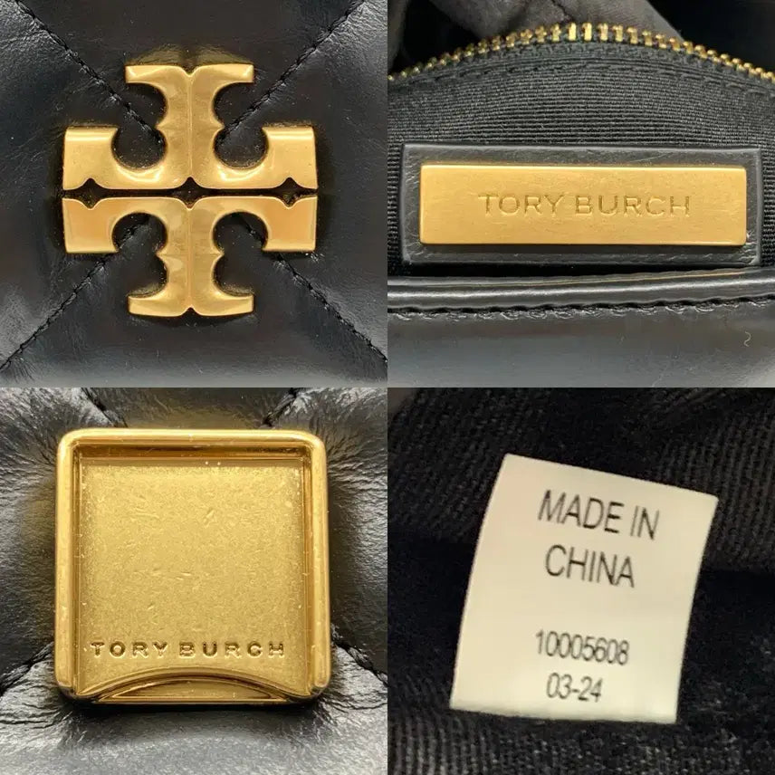 [BUNJANG] Tory Burch Kira Diamond Convertible Shoulder Bag Small Black / 267000731 토리버치 키라 다이아몬드 컨버터블 숄더백 스몰 블랙