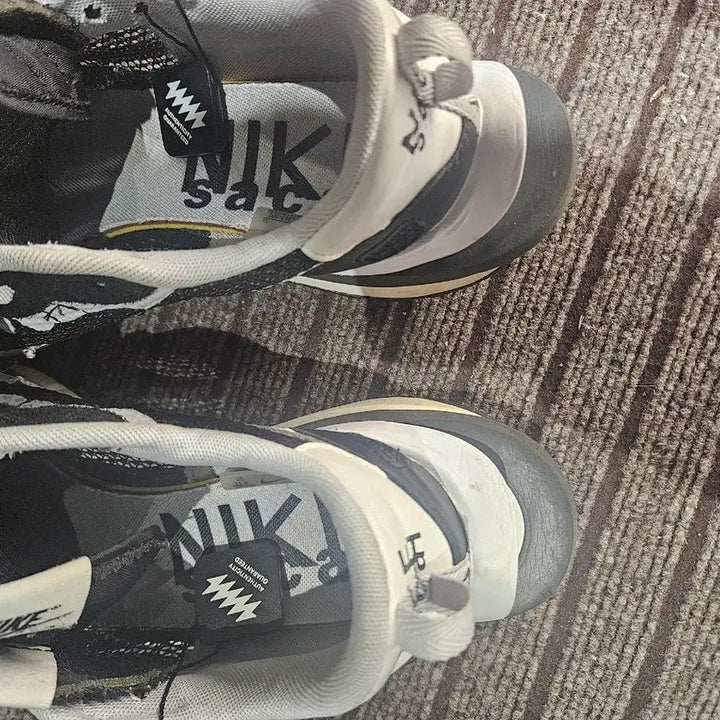 [BUNJANG] Nike Sacai VaporWaffle Black Sneakers / 나이키 사카이 베이퍼와플 블랙 280싸이즈 택그대로