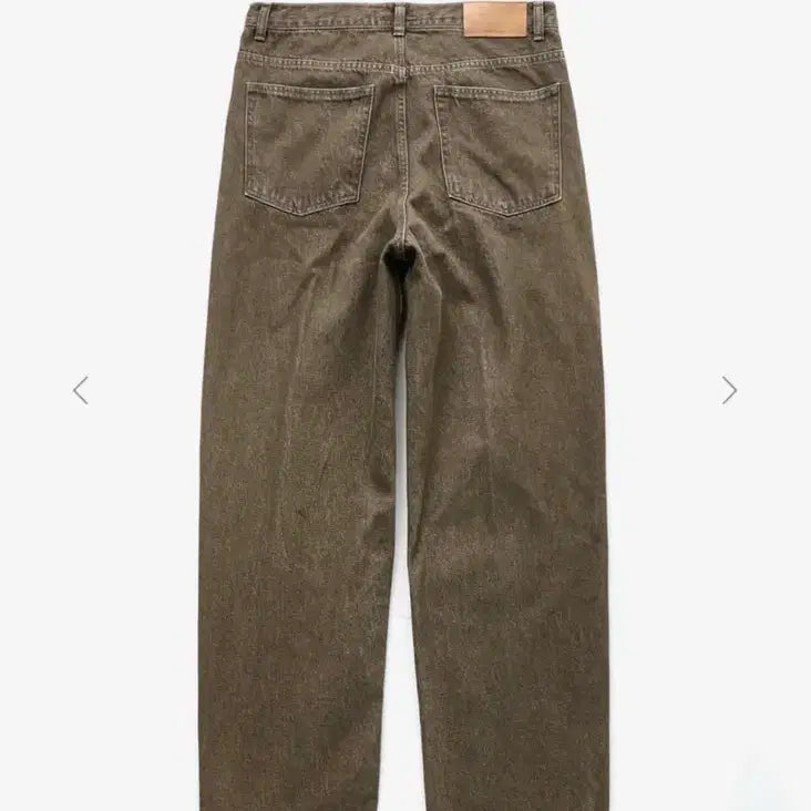 [SOLD OUT] STRAIGHT DENIM PANTS (WASHED BROWN)