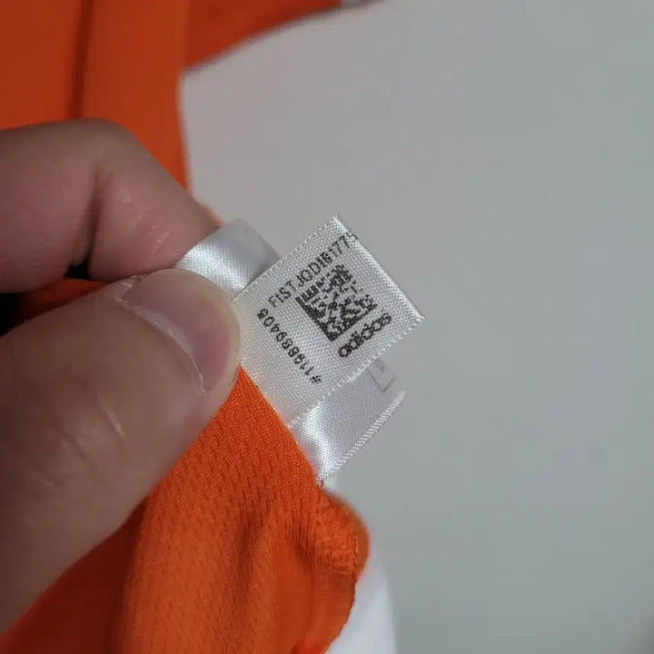 [BUNJANG] Adidas Tri-Stripe Orange Functional Short Sleeve T-Shirt / (L) ADIDAS 아디다스 삼선 오렌지 기능성 반팔 티셔츠
