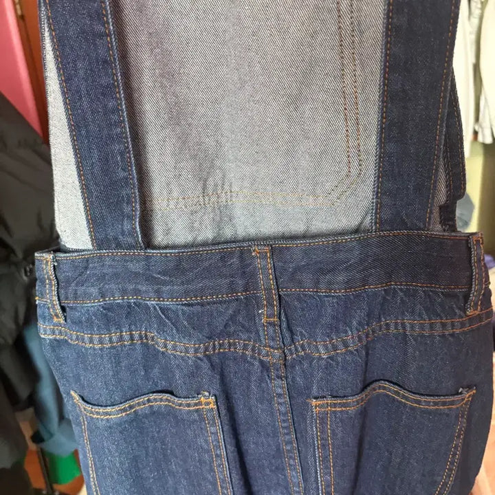 [BUNJANG] Spao Denim Overall Dress / 스파오 데님 멜빵 원피스