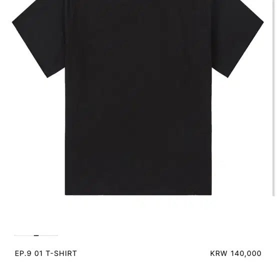 [SOLD OUT] xlim EP.9 01 반팔 black