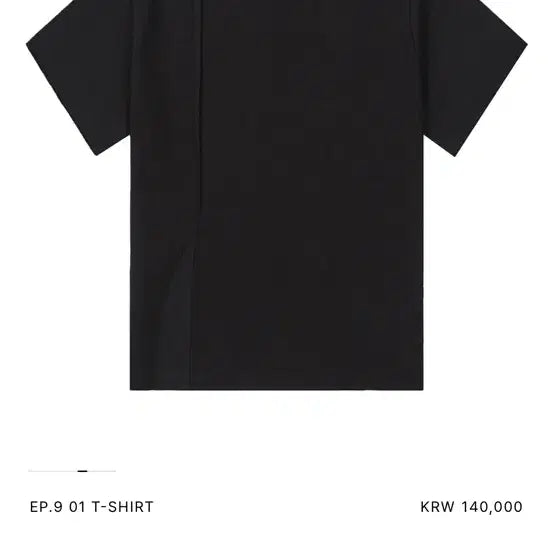 [SOLD OUT] xlim EP.9 01 반팔 black