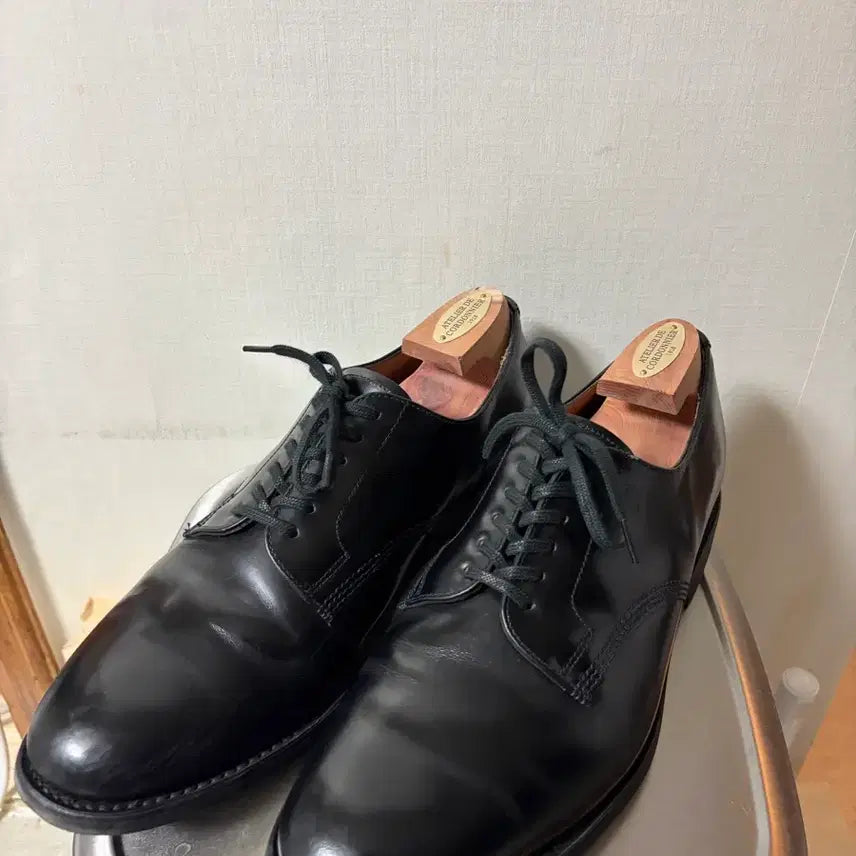 [SOLD OUT] 275) 샌더스 밀리터리 더비 플레인토 폴리시드 레더 uk8.5