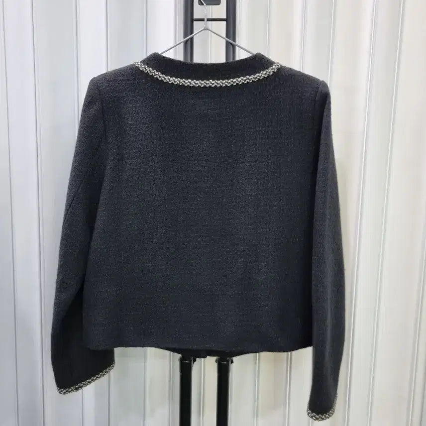 [SOLD OUT] ozoc 새상품 오조크 블랙 트위드 자켓
