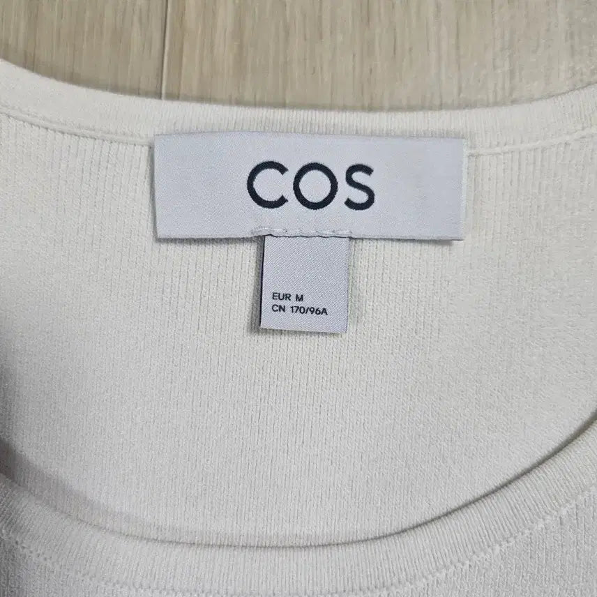 [SOLD OUT] [COS] 코스 아이보리 골지 민소매 M