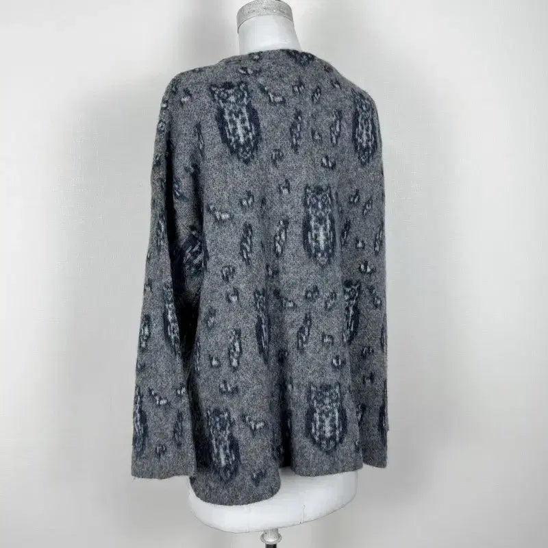 [BUNJANG] G-Cut Oversized Wool Round Knit Top / 지컷/오버핏 울 라운드 니트 티 여S M/라덴