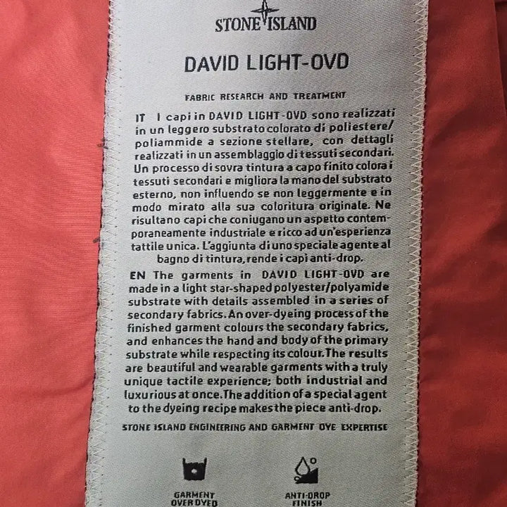 [SOLD OUT] 스톤아일랜드 David TC Light OVD Jacket