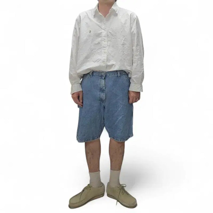 [BUNJANG] Wrangler Denim Shorts 34 M0256 / 랭글러 데님 쇼츠 반바지 34 M0256