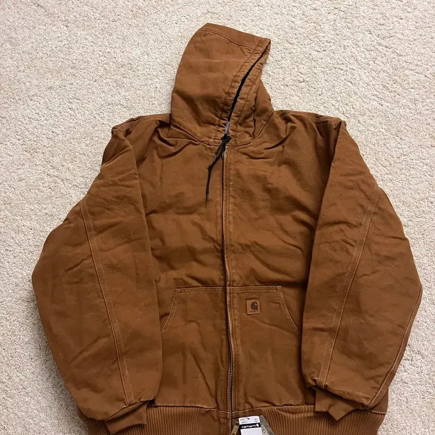 [BUNJANG] Carhartt J130 Sandstone Duck Active Jacket - Brown / [데드스탁/새상품] 칼하트 구형 J130 샌드스톤 - 브라운