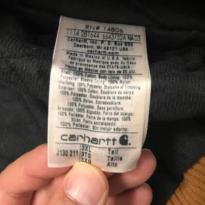[BUNJANG] Carhartt J130 Sandstone Duck Active Jacket - Brown / [데드스탁/새상품] 칼하트 구형 J130 샌드스톤 - 브라운