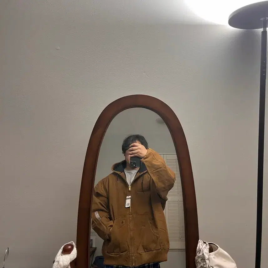 [BUNJANG] Carhartt J130 Sandstone Duck Active Jacket - Brown / [데드스탁/새상품] 칼하트 구형 J130 샌드스톤 - 브라운