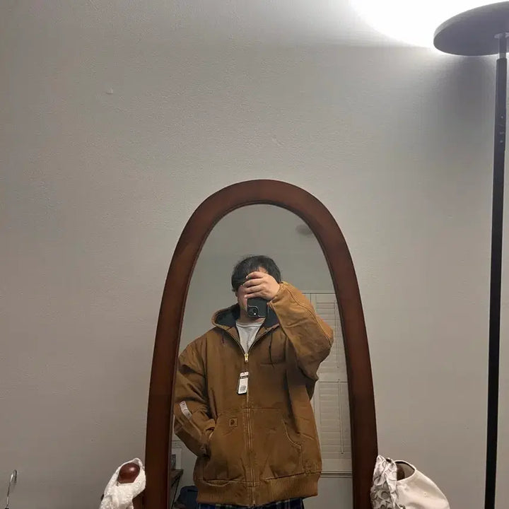 [BUNJANG] Carhartt J130 Sandstone Duck Active Jacket - Brown / [데드스탁/새상품] 칼하트 구형 J130 샌드스톤 - 브라운