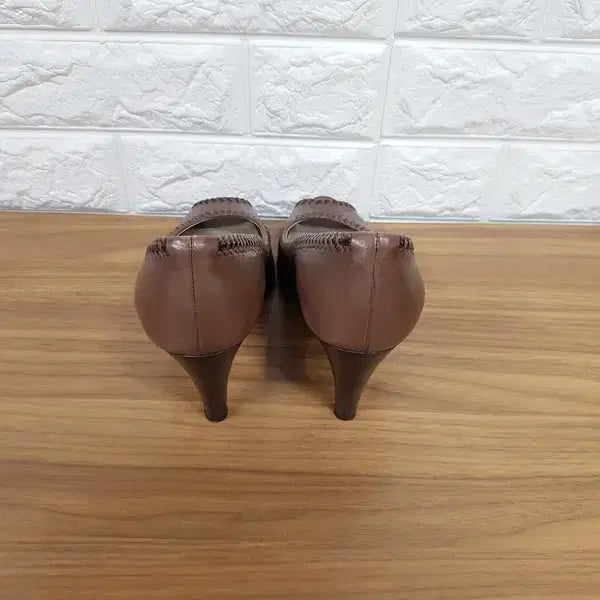 [BUNJANG] Ferragamo Open Toe Heels 245 / 페라가모 토오픈 구두 245 (7반D)