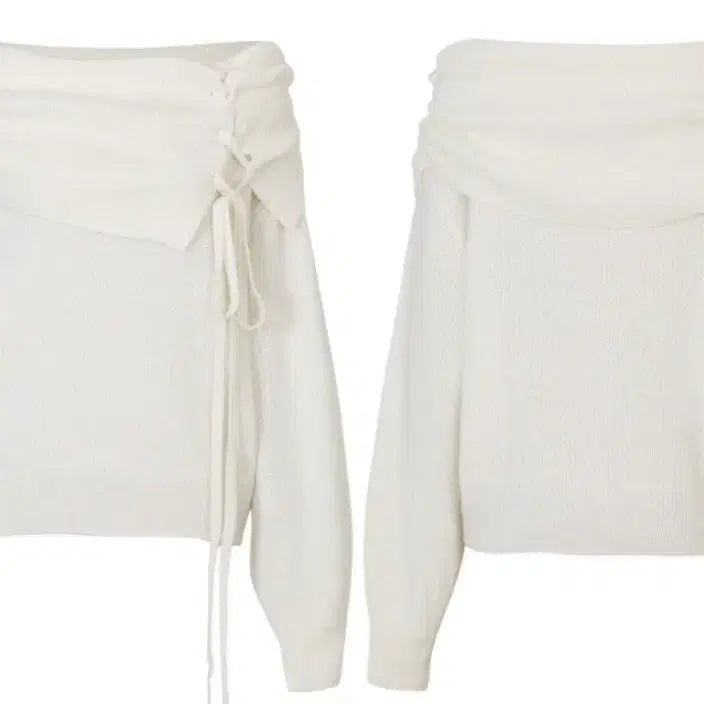 [BUNJANG] Pain or Pleasure Karen Off-Shoulder Knit / 페인오어플레져 카렌 오프숄더 니트