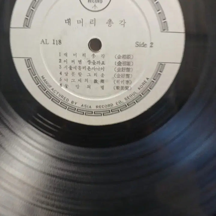 [SOLD OUT] 김상희 위키리LP 컴필레이션 음반 EX+