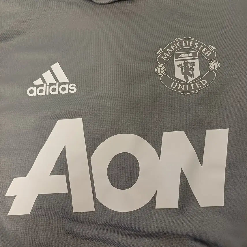 [BUNJANG] Adidas Manchester United Training Top [AON Sponsor] / [95]아디다스 17/18 맨체스터 유나이티드 트레이닝탑[AON 스폰서]