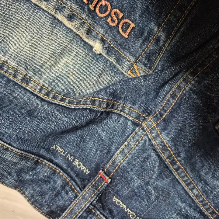 [BUNJANG] Dsquared2 BORN CANADA Twist Baggy Jeans (Size 46) / 디스퀘어드/ 본인캐나다 트위스트배기진 /46