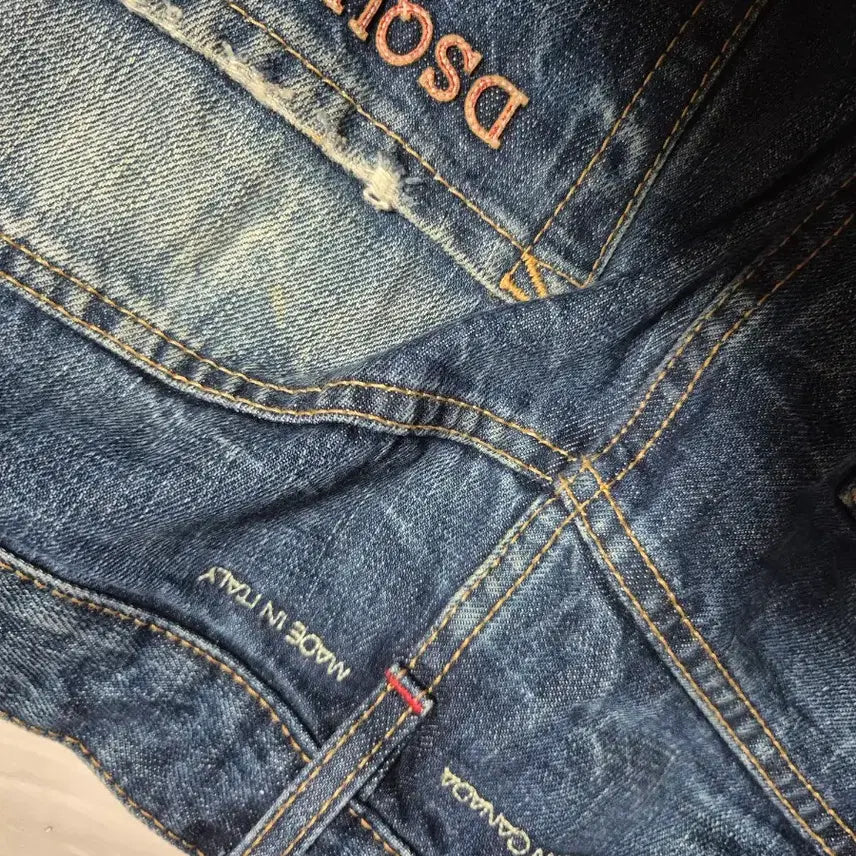 [BUNJANG] Dsquared2 BORN CANADA Twist Baggy Jeans (Size 46) / 디스퀘어드/ 본인캐나다 트위스트배기진 /46