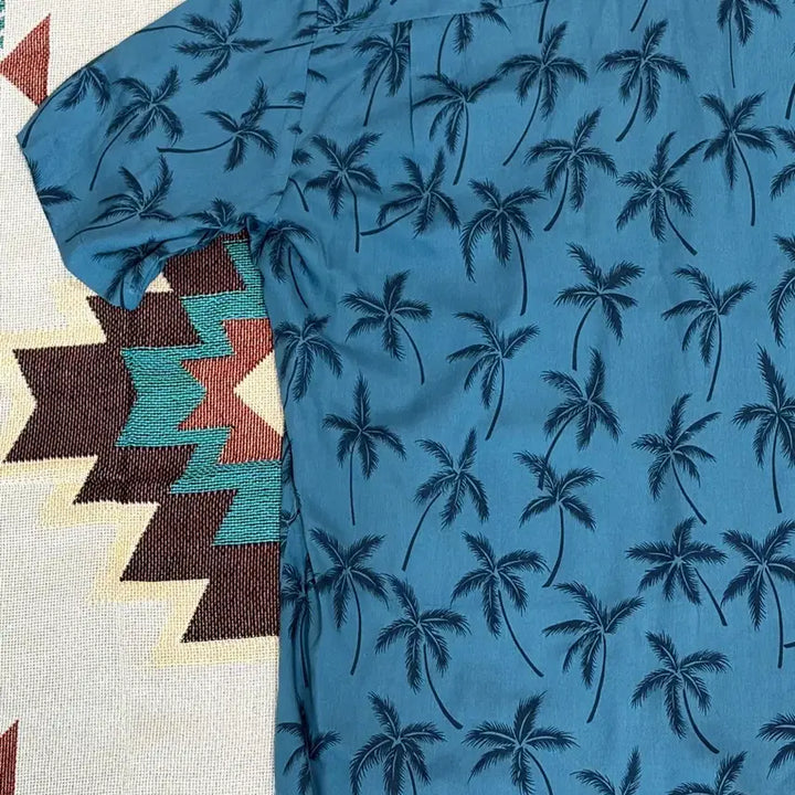 [BUNJANG] Two Palms Palm Tree Aloha Hawaiian Shirt / 투팜즈 팜트리 알로하 하와이안 셔츠