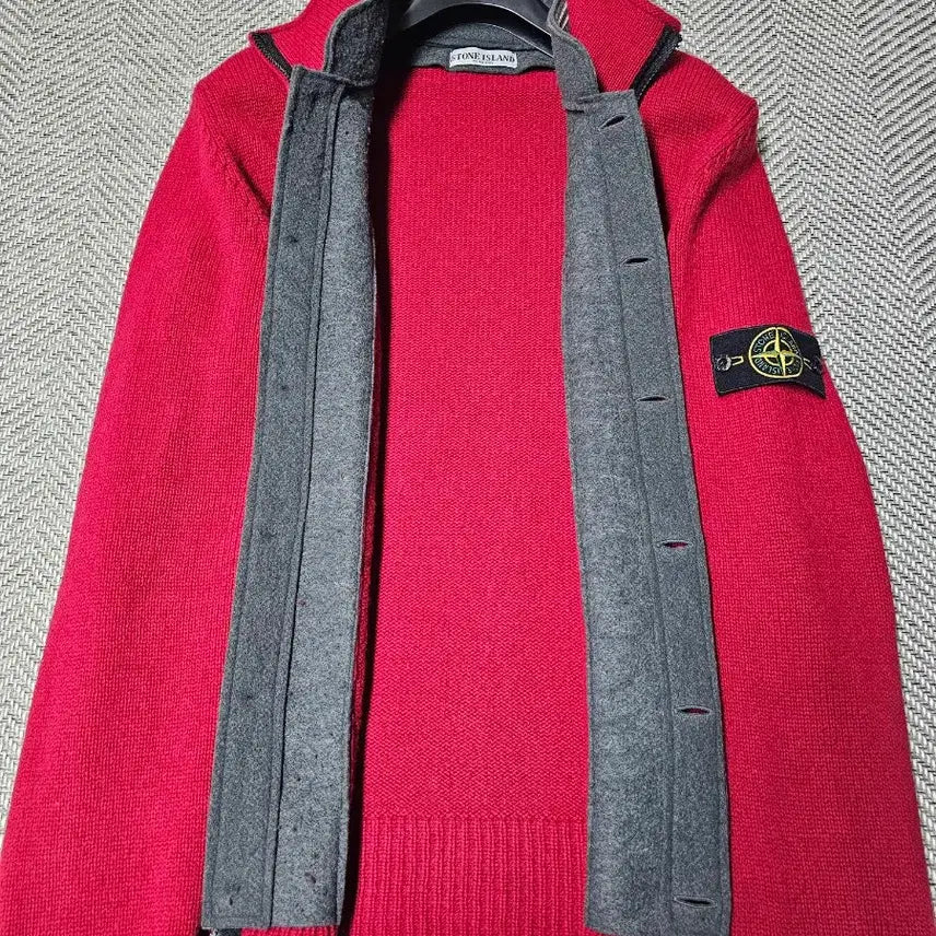 [SOLD OUT] aw2009 스톤아일랜드 Wool Full Zip Knit Sweater