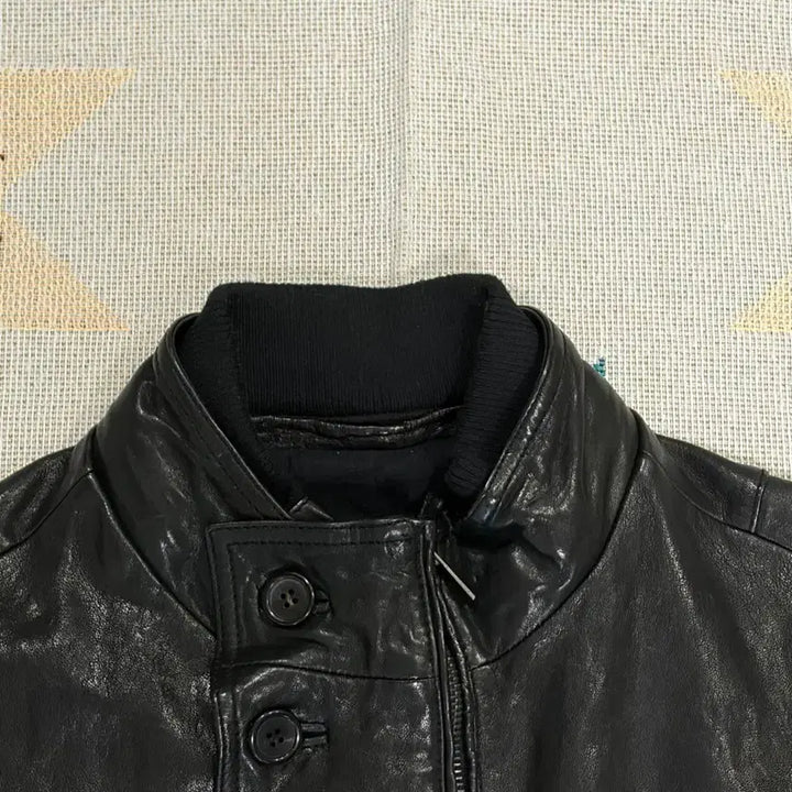 [SOLD OUT] 테이트 사선 아티잔 바이커 레더자켓