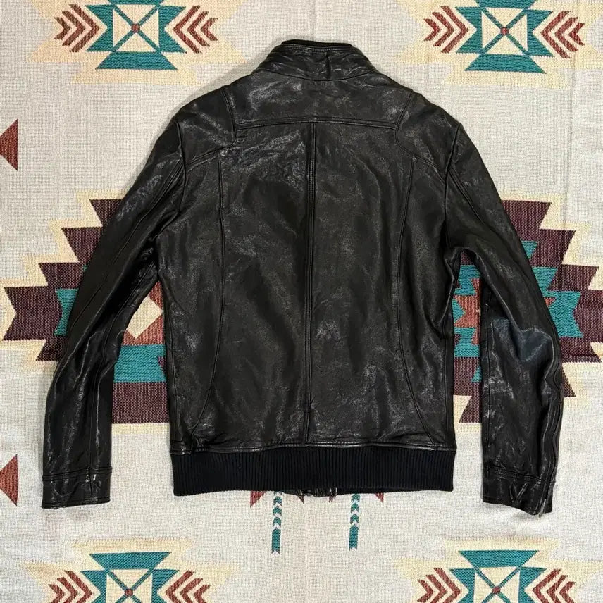 [SOLD OUT] 테이트 사선 아티잔 바이커 레더자켓