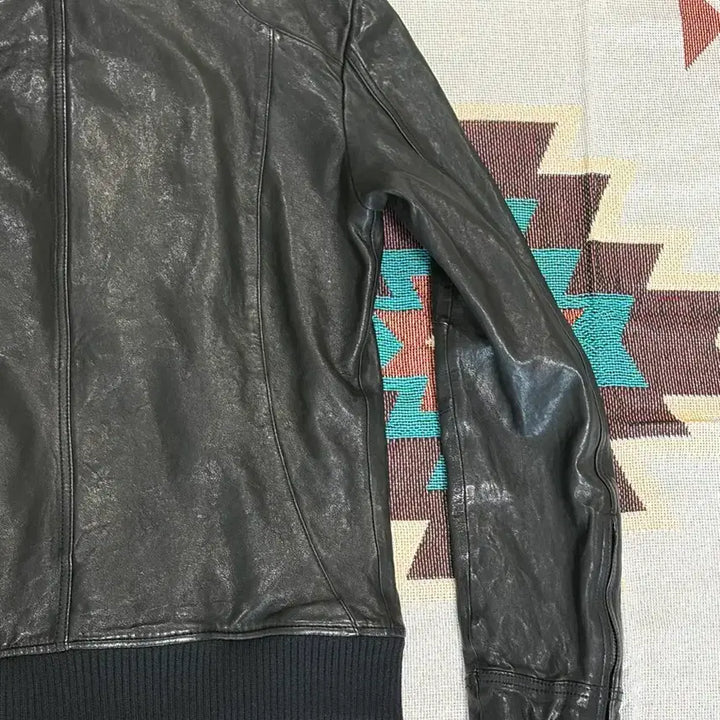 [SOLD OUT] 테이트 사선 아티잔 바이커 레더자켓