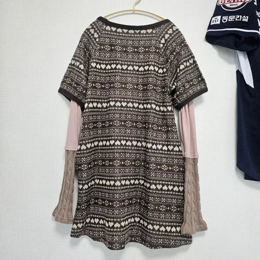 [BUNJANG] Mori Girl Knit Dress Set / 모리걸 반팔 니트 원피스 셋
