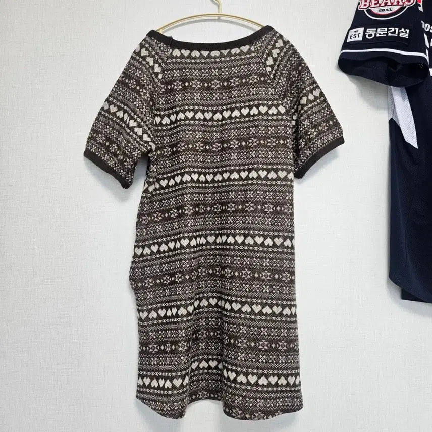[BUNJANG] Mori Girl Knit Dress Set / 모리걸 반팔 니트 원피스 셋