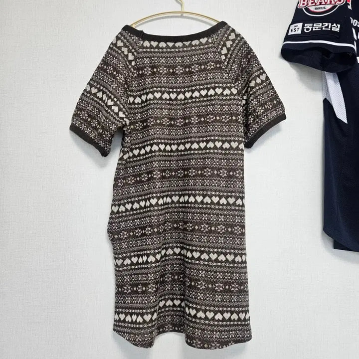 [BUNJANG] Mori Girl Knit Dress Set / 모리걸 반팔 니트 원피스 셋
