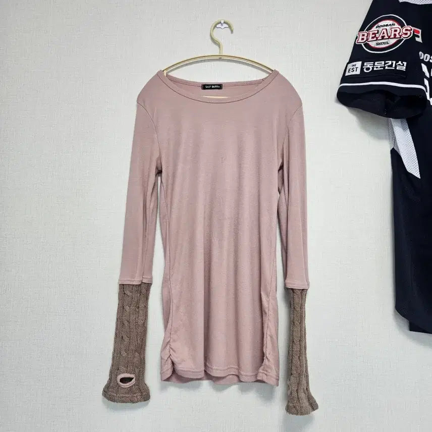 [BUNJANG] Mori Girl Knit Dress Set / 모리걸 반팔 니트 원피스 셋