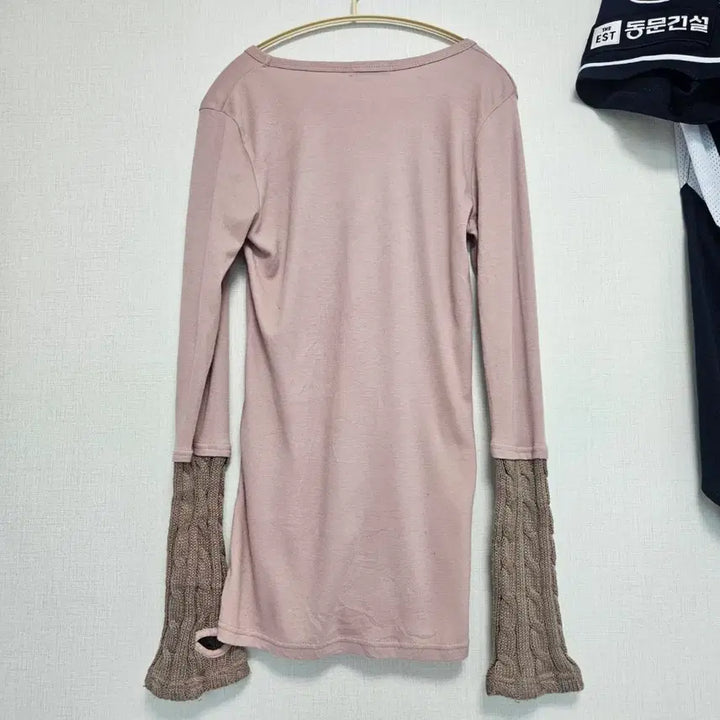 [BUNJANG] Mori Girl Knit Dress Set / 모리걸 반팔 니트 원피스 셋