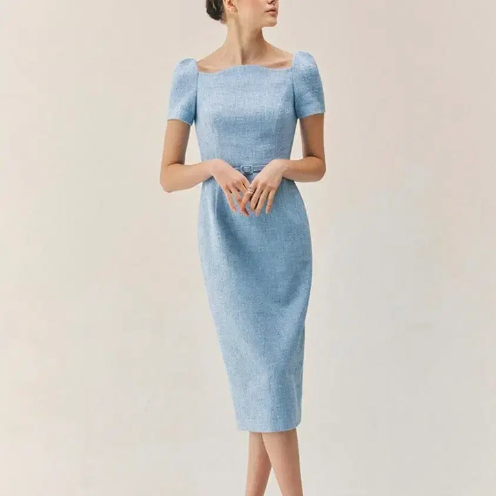 [BUNJANG] Bride And You Haven Curved Neck Hline Dress - Size 2 / 브라이드앤유 haven curved neck hline dress2사이즈
