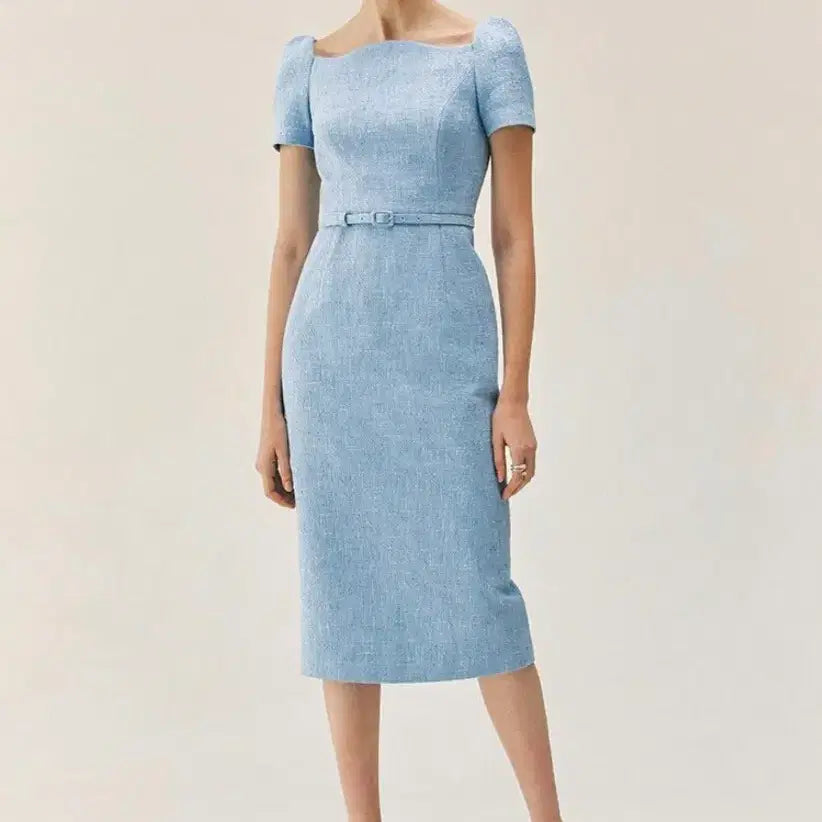 [BUNJANG] Bride And You Haven Curved Neck Hline Dress - Size 2 / 브라이드앤유 haven curved neck hline dress2사이즈
