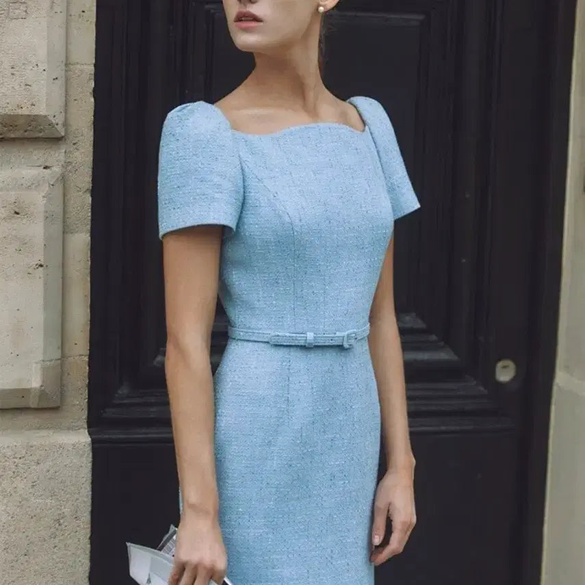 [BUNJANG] Bride And You Haven Curved Neck Hline Dress - Size 2 / 브라이드앤유 haven curved neck hline dress2사이즈