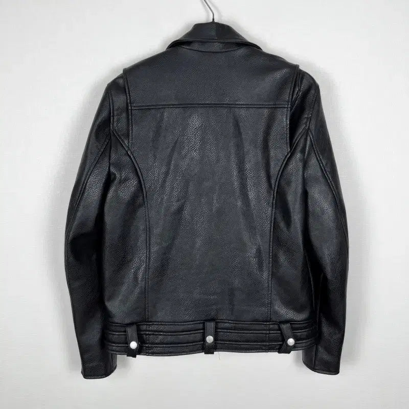 [BUNJANG] Heavy Smoker Leather Rider Jacket Black M / 헤비스모커/가죽 라이더 자켓 블랙 남M 95/라덴