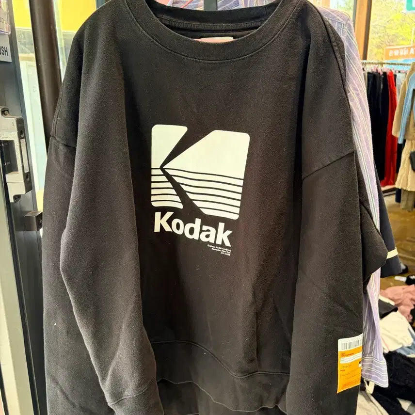 [BUNJANG] Kodak Black Crewneck T-Shirt / 코닥 Kodak 블랙 맨투맨 티셔츠