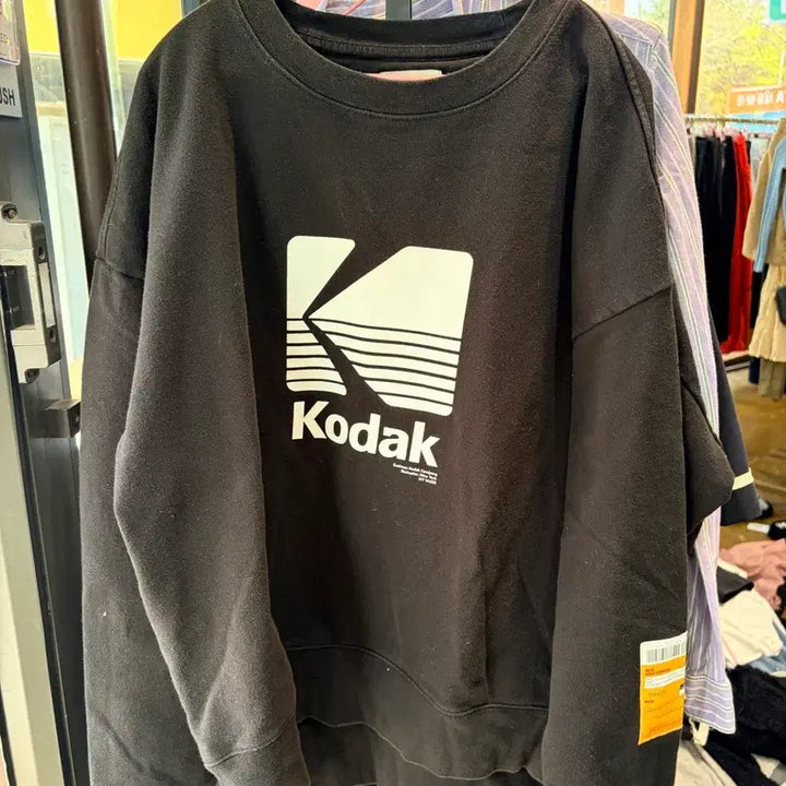 [BUNJANG] Kodak Black Crewneck T-Shirt / 코닥 Kodak 블랙 맨투맨 티셔츠