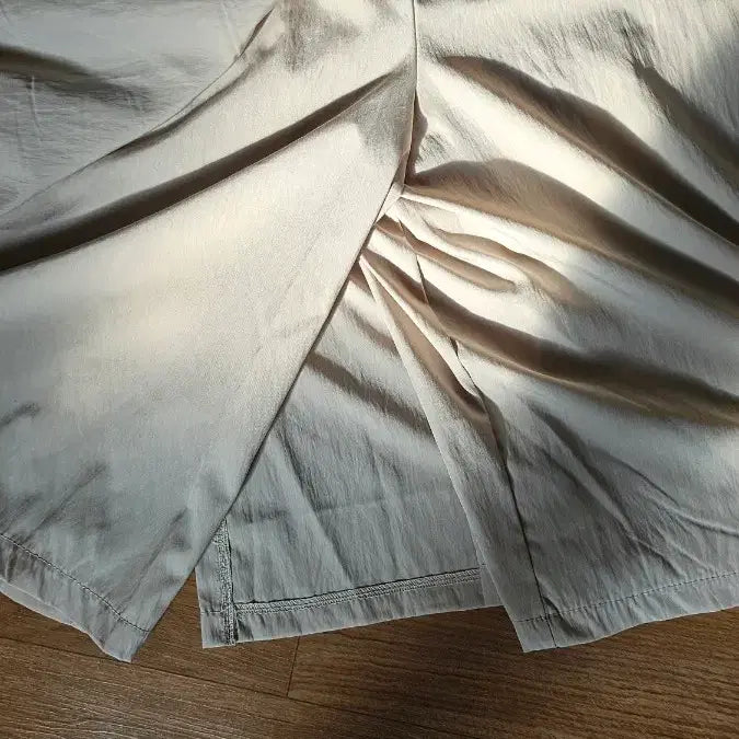 [BUNJANG] Ivory Wrap Skirt Skort / 아이보리 랩 스커트 치마바지 밴딩 Free 사이즈